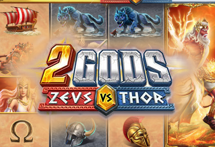 2 Gods Zeus vs Thor - 4ThePlayer slot at Crossy Road Casino Casino
