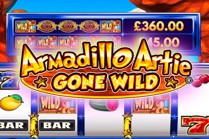 Armadillo Artie Gone Wild - DWG slot at Crossy Road Casino Casino