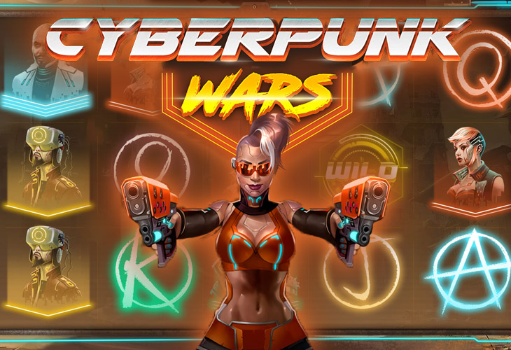Cyberpunk Wars - Woohoo slot at Crossy Road Casino Casino